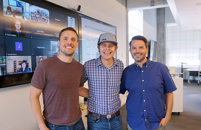 Zylo Co-founders Ben Pippenger Eric Christopher and Cory Wheeler