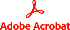 Adobe Acrobat logo red