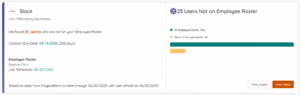 Slack Offboarding Insight in Zylo