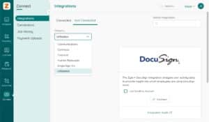 Setting up DocuSign direct integration with Zylo